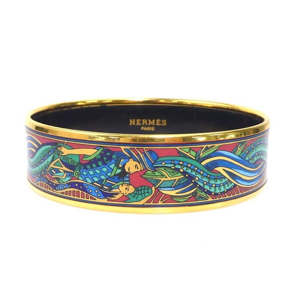 HERMES Black Bracelet